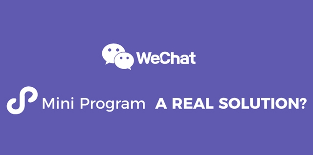 WeChat App VS WeChat Mini Program WeChat App VS WeChat Mini Program